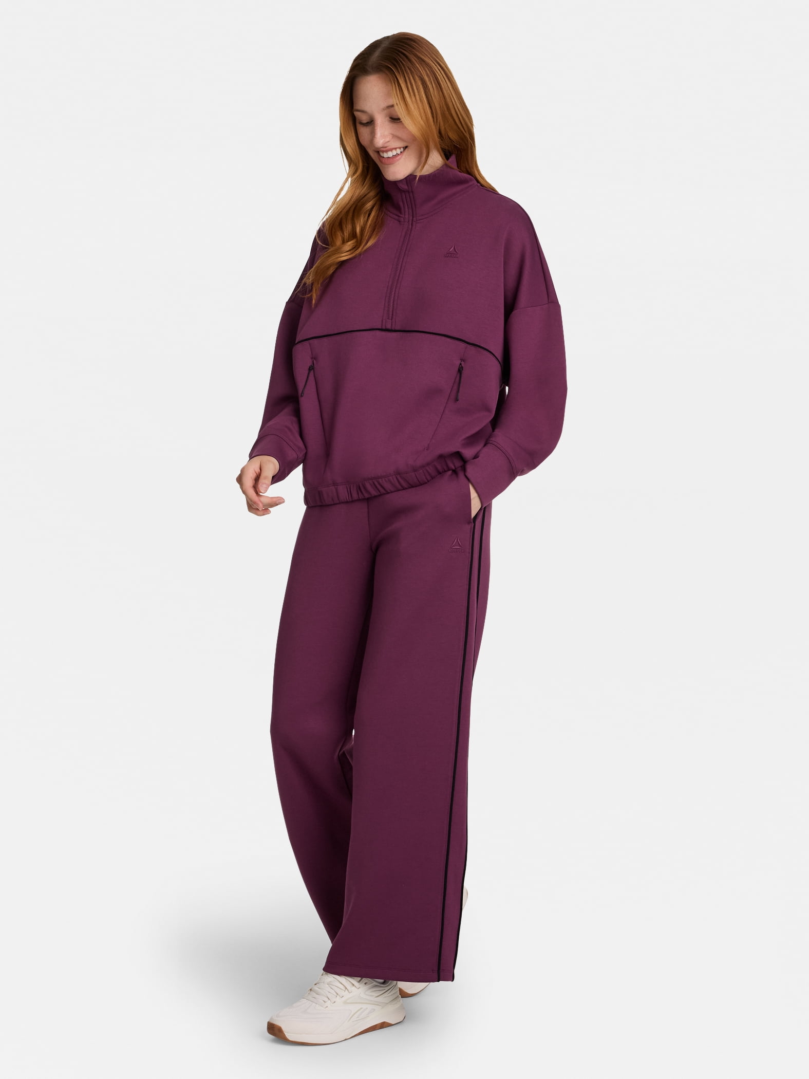 Reebok Women's Momentum Wide Leg Pants, 30'' Inseam, Sizes XS-4X
