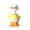 Yellow, variant on Primegos Kids Walking Duck Toy Press Go Inertial Drive Pull Back 360 Degrees Rotatable Head Duck Car Educational Toy Toddlers Boys Girls Gift