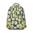 thumbnail image 3 of "Charming Sunflower & Wildflowers Printed Backpack - Women's Stylish Laptop Bag for Work & School, Lightweight Yet Durable with Organized Compartments, Beautiful Floral Gift for Students", 3 of 6