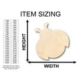 thumbnail image 2 of Unfinished Wood Cute Ladybug Shape - Craft - up to 46" DIY 16" / 1/4", 2 of 3