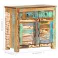 thumbnail image 5 of vidaXL Sideboard 27.6"x13.8"x25.6" Solid Reclaimed Wood, 5 of 12