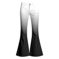thumbnail image 6 of UJNDER Kids Gradient Color Flared Trousers Elastic Waist Soft Comfortable Blend Everyday Wear Kids Pants,01_Grey,13-14 Years, 6 of 6