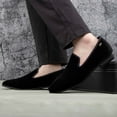 thumbnail image 5 of Mens Loafers Shoes Casual Dress Loafer Slip On Driving Shoes, Black/15, 11 US, 5 of 5
