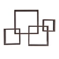 thumbnail image 1 of Estante de Pared Danya B con Cubos Intersectados Flotante Negro 45x10x65 cm, 1 of 5