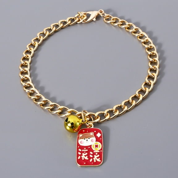 Mosey Good Pet Necklace Shiny Visual Effect Birthday Gift Decorative