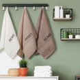 thumbnail image 3 of Juego de 3 toallas de mano FuWeave Farmhouse Decor, 100% algodón, 3 of 6