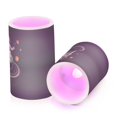 thumbnail image 7 of Yayeee Flameless Candles with Remote Flickering Battery Operated Multi Color Changing, Black Astronaut Space, 7 of 7