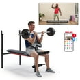 thumbnail image 3 of Sunny Health & Fitness Adjustable Standard Incline Weight Bench with Leg Developer and Preacher Curl Attachment - SF-BH623009, 3 of 8