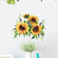 thumbnail image 3 of Kearding Pegatinas de pared de girasoles, calcomanías de papel tapiz, póster de arte, pegatina para ventana, decoración para el hogar, sala Decoración del hogar, 3 of 6