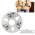 thumbnail image 3 of 10.5 Inches Takeup Reel, Open Reel Audio Aluminum Alloy Takeup Reel, 1/4 10.5 Inch Empty Tape Reel 3 Hole Aluminum Alloy Opening Machine Part Open Reel Takeup Reel, 3 of 8