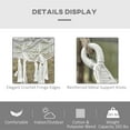 thumbnail image 3 of Outsunny Extra Large Boho Hammock with Macrame Tassel Fringe, Includes Carrying Bag, Indoor Outdoor Tree Hammock for Porch, Backyard, Camping, White, 3 of 9