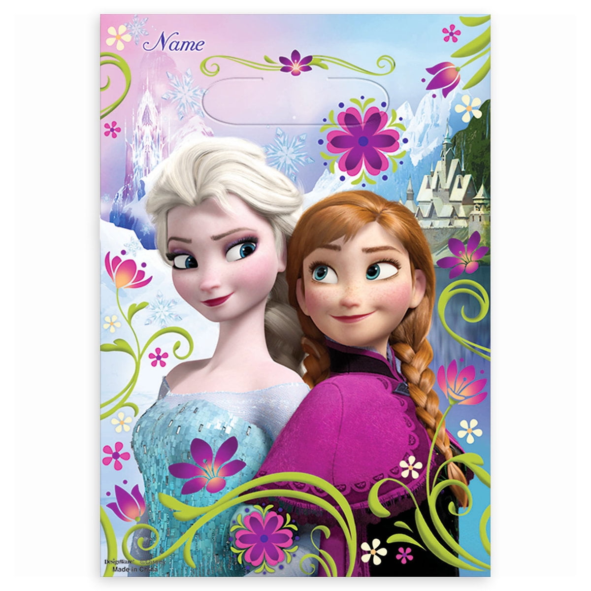 DISNEY FROZEN PARTY NORTHERN LIGHTS GIRLS ANNA  LOOT BAGS GIFT TREAT DECORATION 
