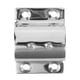 thumbnail image 1 of Accesorio De Reposabrazos Marino De Acero Inoxidable 316, Hardware De Montaje En Base De Tubo De 90 Grados, Color Plateado, 1 of 7