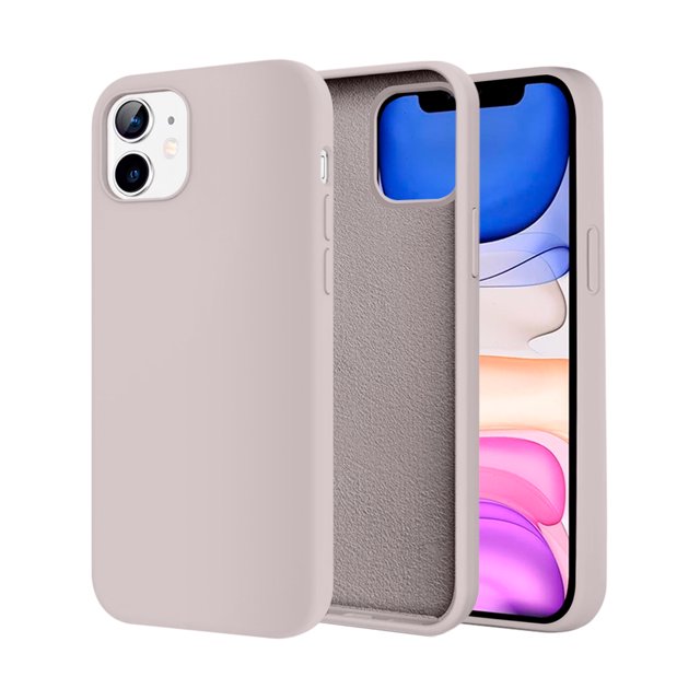 Funda de Protección para iPhone 11 - Sovico - Silicón con Forro de Microfibra