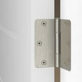thumbnail image 7 of National Hardware Squeak Guard Hinges 5/8 In. Radius Round Corner 3-Pack in Satin Nickel, 7 of 7