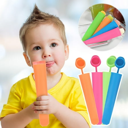 

Hesxuno 4PC Silicone Push Up Frozen Stick Ice Cream Yogurt Jelly Lolly Maker Mould Deals of The day