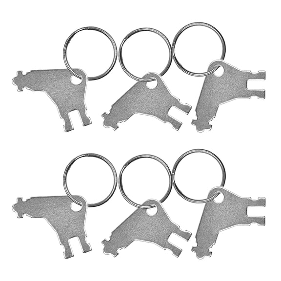 PENIKOKO Waffle Toilet Paper Dispenser Key Stainless Steel Plastic Assorted Color Portable Usage 17