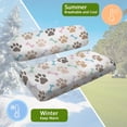 thumbnail image 5 of HUIACONG Paw Prints Design Golf Cart Seat Covers 2 Pack, 2-Person Universal Fit Easy Installation Breathable Golf Cart Seat Protector for EZGO, 5 of 7