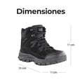thumbnail image 4 of Botas de Senderismo Casuales HikePath para Mujer Color Negro Talla 24 (MX), 4 of 8