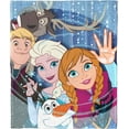 thumbnail image 5 of 100 Silk Touch Throw Blanket, 50" X 60", Frozen Family, 5 of 5