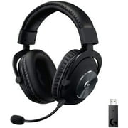 Logitech G PRO X Wireless LIGHTSPEED Gaming Headset with Blue VO!CE Mic Filter Tech, 50 mm PRO-G Drivers, and DTS Headphone:X 2.0 Surround Sound, 20+ Hour Battery Life, for PC, PS5, PS4, Switch, Black