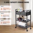 YTBW Beauty Salon Trolley Cart 3Tier Salon Stations & Lockable