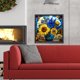 thumbnail image 3 of (B7283) Pintura Cristal Girasol Con Diamantes Serie Flores Y Plantas Resina 40*40CM, 3 of 9