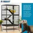 thumbnail image 3 of Prevue Pet Products Black Metal Feisty Ferret Home Cage 485, 3 of 9