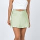 thumbnail image 4 of Falda de viaje temperamental con cremallera en el ombligo recortada de color sólido sexy de moda informal para mujer Wmkox8yi  FGJ1761, 4 of 7