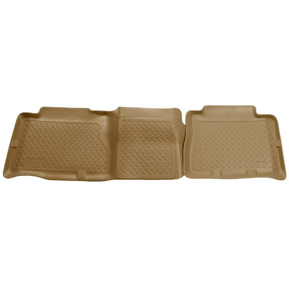 Husky Liners 61453 Classic Style Floor Liners Fit 2000-2006 GMC Yukon, 2000-2006 Chevy Tahoe, 2002-2006 Cadillac Escalade & 2003-2007 Hummer H2 Second Row 2-Piece Tan