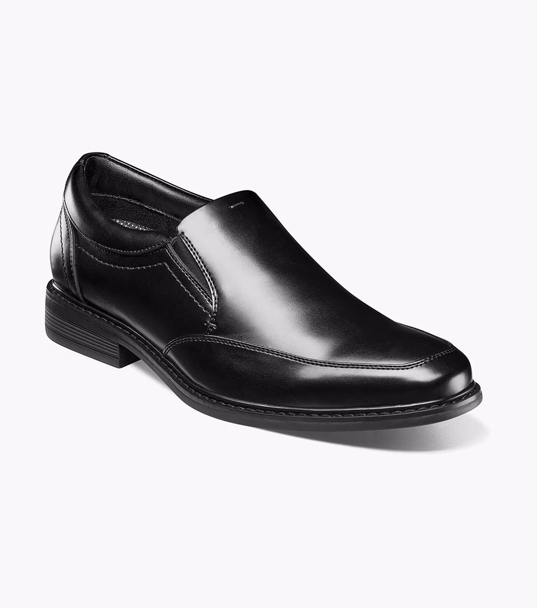 Nunn Bush Mens Jarvis Moccasin Toe Slip On Dress Loafers Black Size 11M NIB