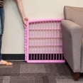thumbnail image 5 of 24" Plastic Exercise Pen, 4-Panel Puppy Playpen with Door, Portable Pet Fence for Backyard, Home, Apartment, Garden, Yard, Easy Assemble, Pink, 5 of 5