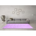 thumbnail image 3 of Ahgly Company Indoor Rectangle Solid Purple Modern Area Rugs, 5' x 7', 3 of 4