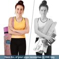thumbnail image 5 of Yoga Mat Bags and Carriers Fits All Your Stuff,Yoga Mat with Bag With Large Side Pocket & Zipper Pocket,Yoga Gifts for Women and Yoga Lover, 5 of 6