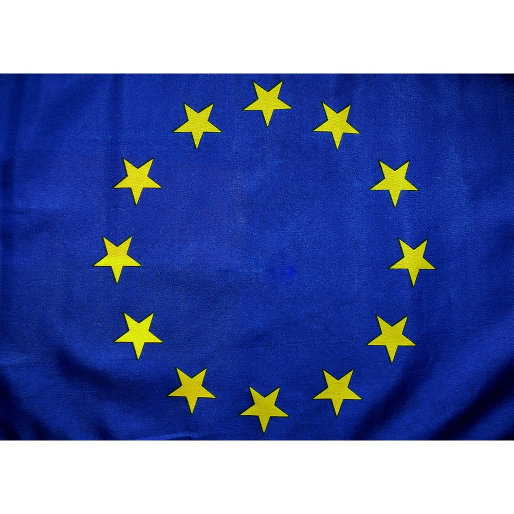 canvas print euro flag eu flag europe europe flag