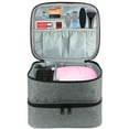 thumbnail image 3 of Lieonvis Nail Polish Organizer Case,Portable Double-Layer Nail Polish Organizer with Compartments,Travel Nail Polish Carrying Case for Manicure Tools Storage, 3 of 8