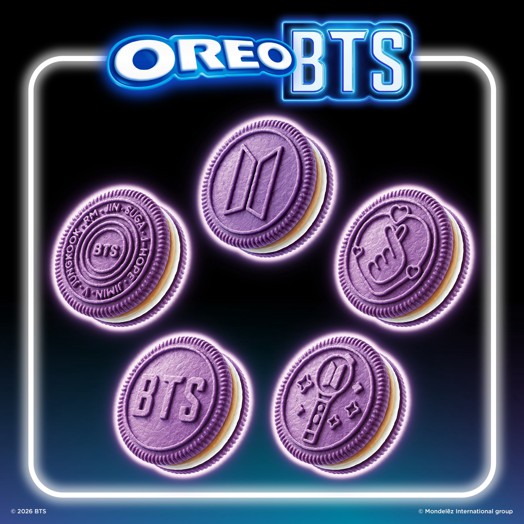 OREO BTS Sandwich Cookies, Limited Edition, 10.68 oz
