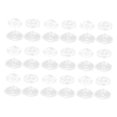 thumbnail image 4 of unbranded 100Jgo Botones De Plástico Transparentes Para Ideales Para Accesorios De Ropa, 4 of 8