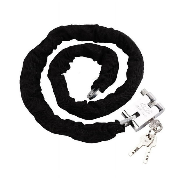 Candado impermeable para bicicleta de seguridad de alta dureza, candado con llave para puerta, valla, bicicleta, motocicleta,