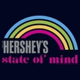 thumbnail image 2 of Junior's HERSHEY'S State of Mind Rainbow  Graphic Tee Navy Blue Small, 2 of 3