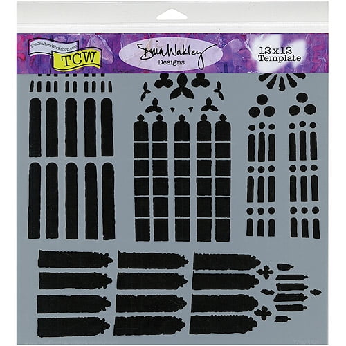 church windows 12 x 12 template crafters workshop walmart com church window template
