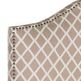 thumbnail image 3 of Safavieh Connie Classic Upholstered Headboard with Nail Heads, 3 of 5