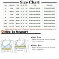 thumbnail image 3 of Amidoa Bras for Women Full Coverage Back Fat Front Closure No Underwire Bralette, Daisy Bra for Seniors Push up Wireless Bra, 3 of 4
