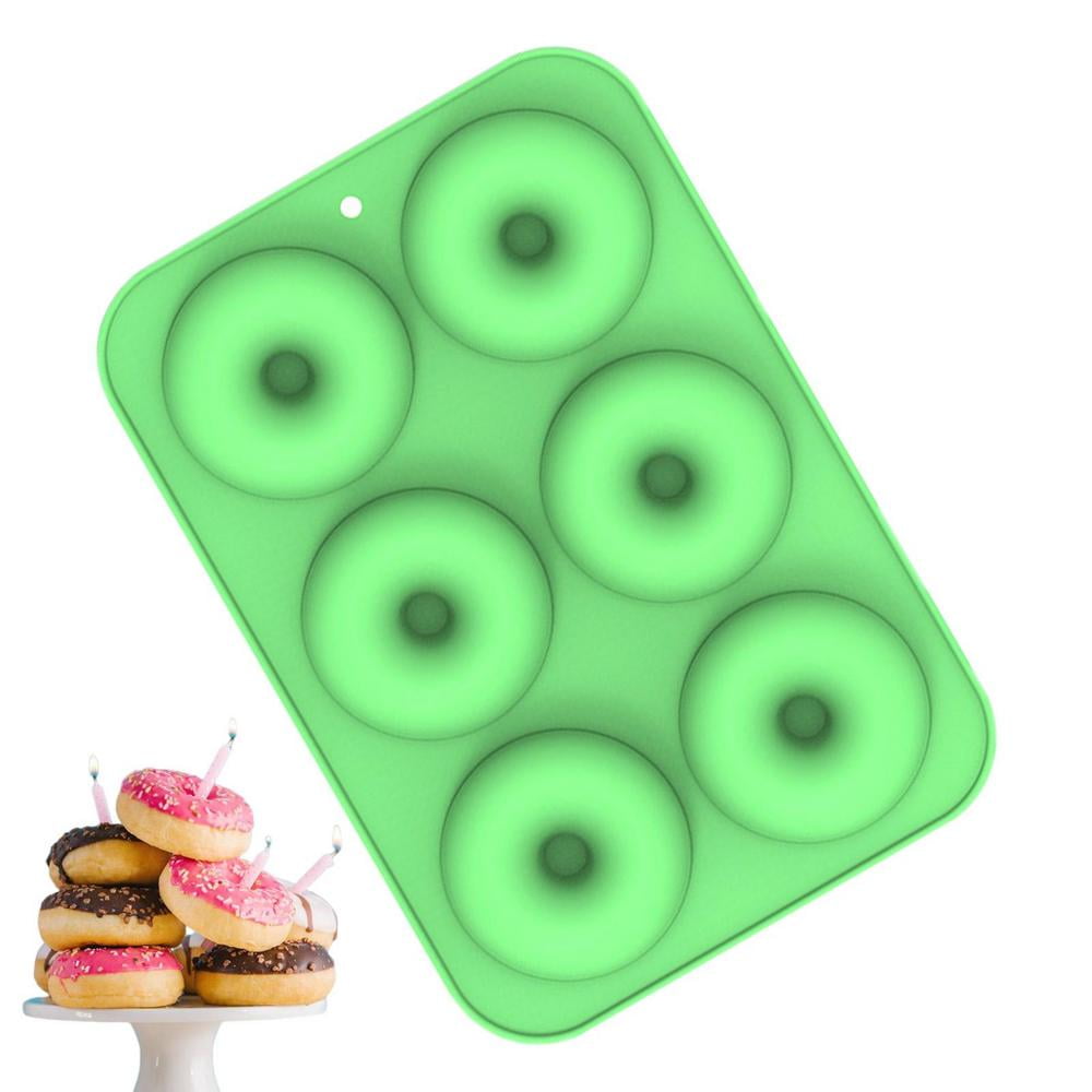 Tohuu Donut Silicone Mold NonStick Silicone Doughnut Pan Set 6 Full