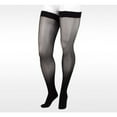 thumbnail image 2 of Juzo 2100 Naturally Sheer Closed Toe Thigh Highs w/Lace Band - 15-20 mmHg Reg Black V, 2 of 3