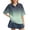 Mint Green_#06, variant on Sewkxo Women's Rugby Shirt Gradient Color Polo T-Shirts Oversized Short Sleeve Lapel V Neck Tee Summer Pullover Tops,Black L