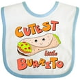 thumbnail image 3 of Inktastic Cutest Little Burrito Boys or Girls Baby Bib, 3 of 4