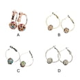 thumbnail image 3 of Pendientes de aro Minnieouse Aretes de diamantes de imitación bohemios Regalo para hija AP009769-02, 3 of 6