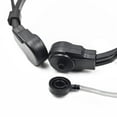 thumbnail image 7 of Throat Mic Headset Snug Transparent Earbud Compatible for UV5R 888S UV82 UV-B6 UV8D Two-Way Radio, 7 of 7