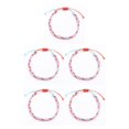 thumbnail image 3 of mmirethe Tressé Bracelet Fil Ciré Imperméable Bracelets Dressing Décor Type 5 5Set, 3 of 6